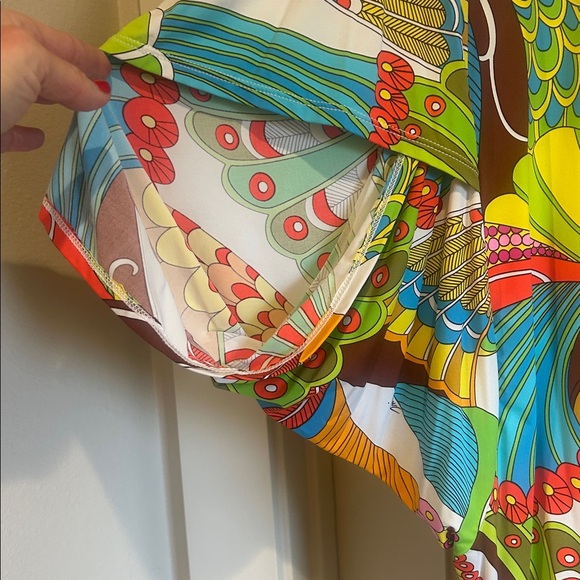 Trina Turk Multicolor Abstract Tunic - Picture 3 of 4